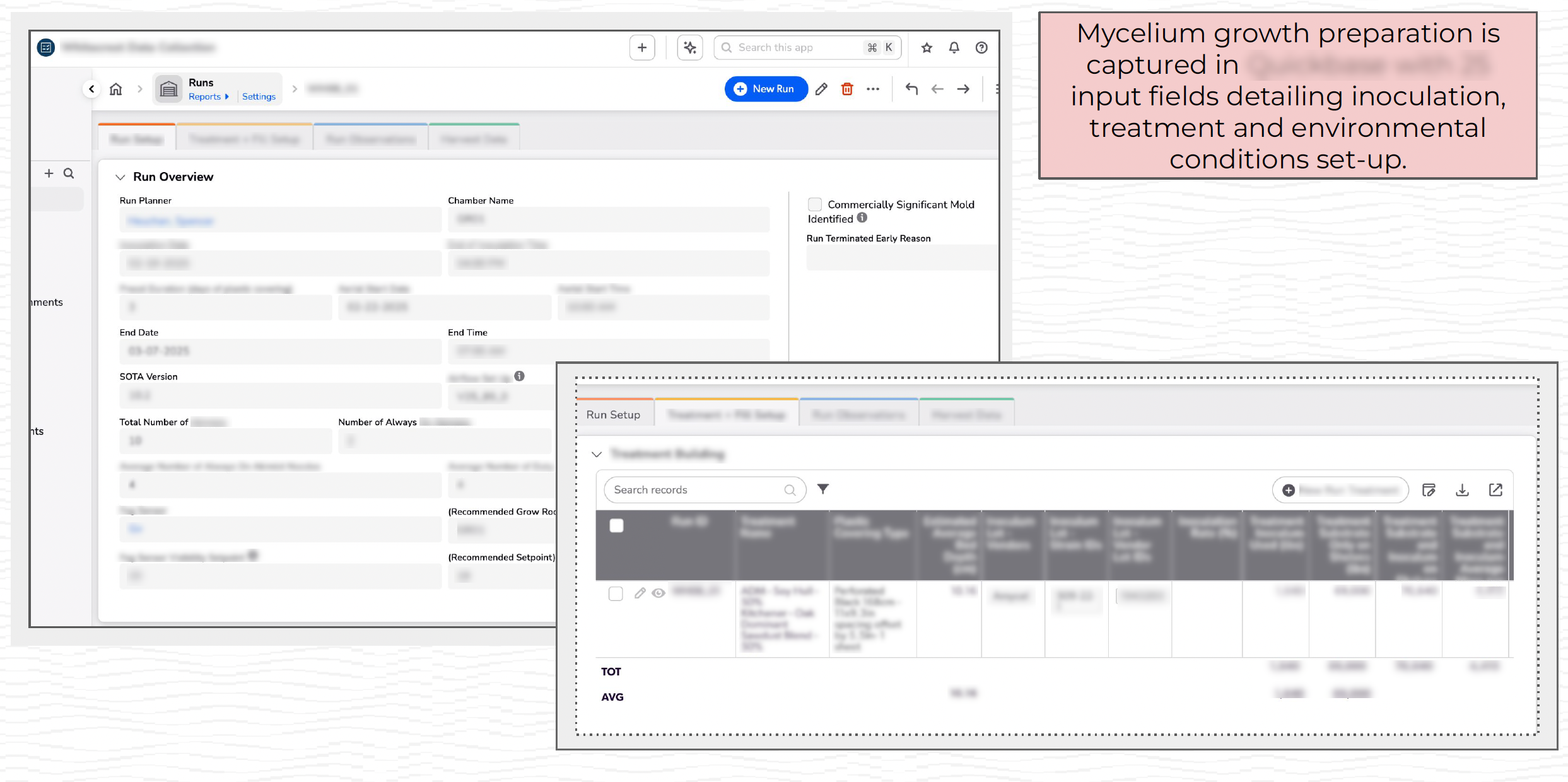 Treatment Performance Report